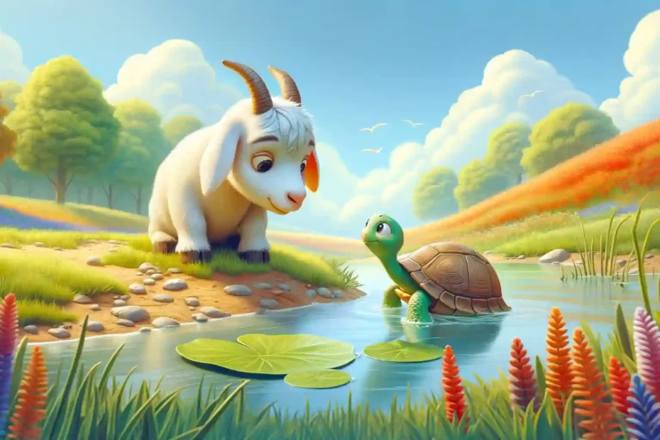 Story - The Considerate Goat and the Shy Turtle